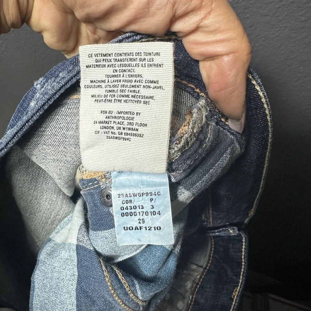Pilcro And The Letterman Women's Medium Denim Wash Jeans Size No. 29 - Picture 9 of 9
